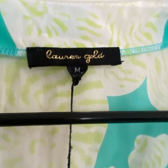 NWT Lauren Gold Dress - Picture 3 of 5